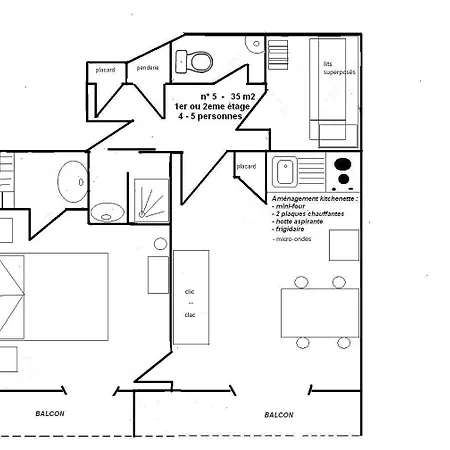 Apartmán Les Tilleuls Le Pouliguen